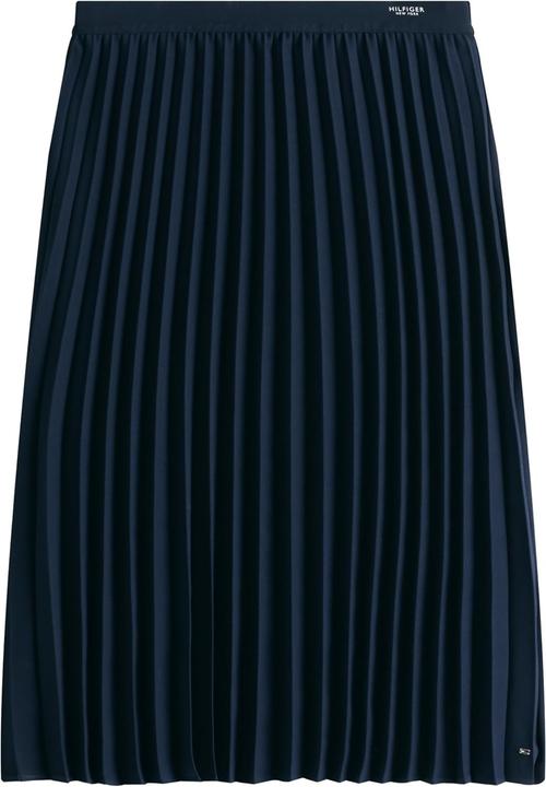 Produktbild Tommy Hilfiger Fluid Pleated Pull On Midi Skirt (42)