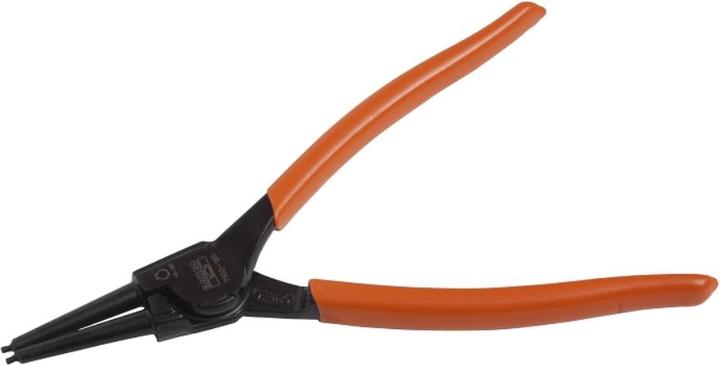 Bahco Pliers for external retaining rings with straight jaws, burnished 215 mm (215 mm)