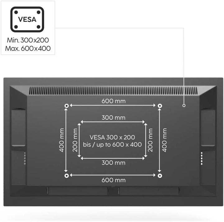 Image du produit Hama Easel Design - Support pour téléviseur - métal - blanc - Taille d'écran : 94-191 cm (40 kg, 37" - 75")