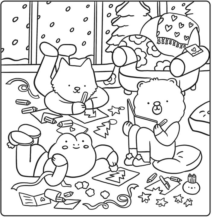 Produktbild Cosy Coloring - Cute Christmas (Deutsch, Anna Guillet, 2025)