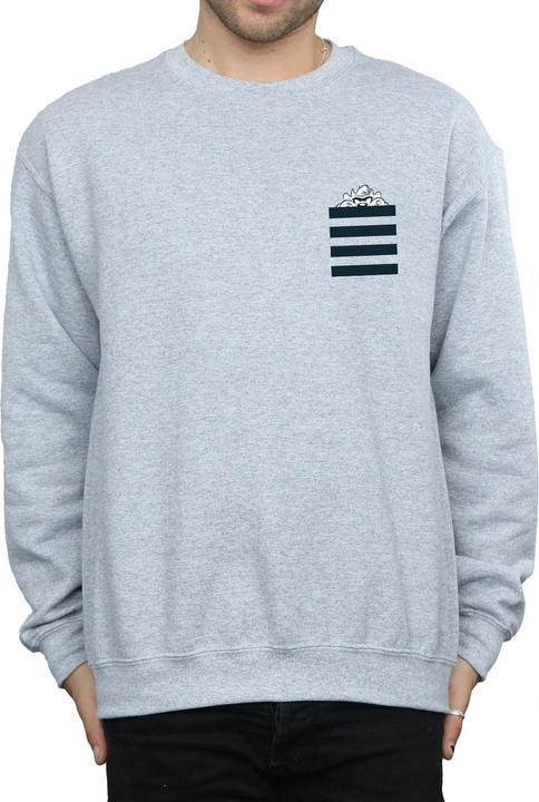 Produktbild Looney Tunes Taz Stripes Faux Pocket Sweatshirt (3XL)