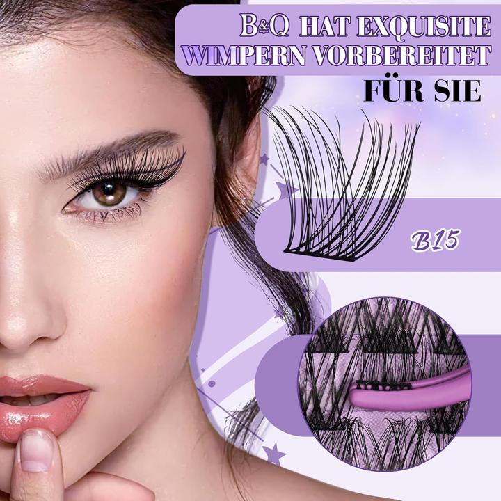 Image du produit B&Q Lash Extension Set mit Kleber und Applikatoren (Cils artificiels, Colle pour cils, Applicateur de cils)