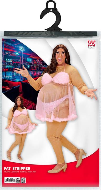Produktbild Widmann Dicke Stripteasetänzerin Männerkostüm (M, L, XL)
