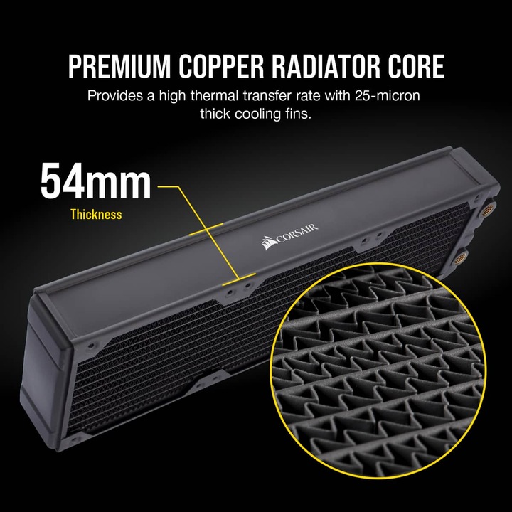 Actual product image Corsair Hydro X Series XR7 360mm (120 mm)