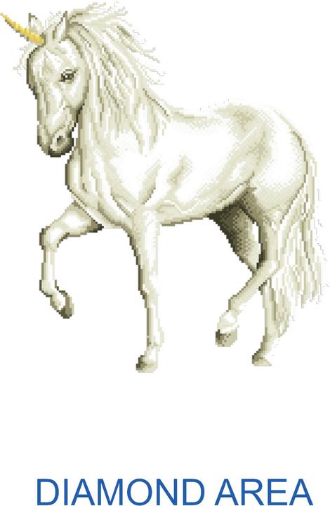 Actual product image Diamond Dotz Magic Unicorn