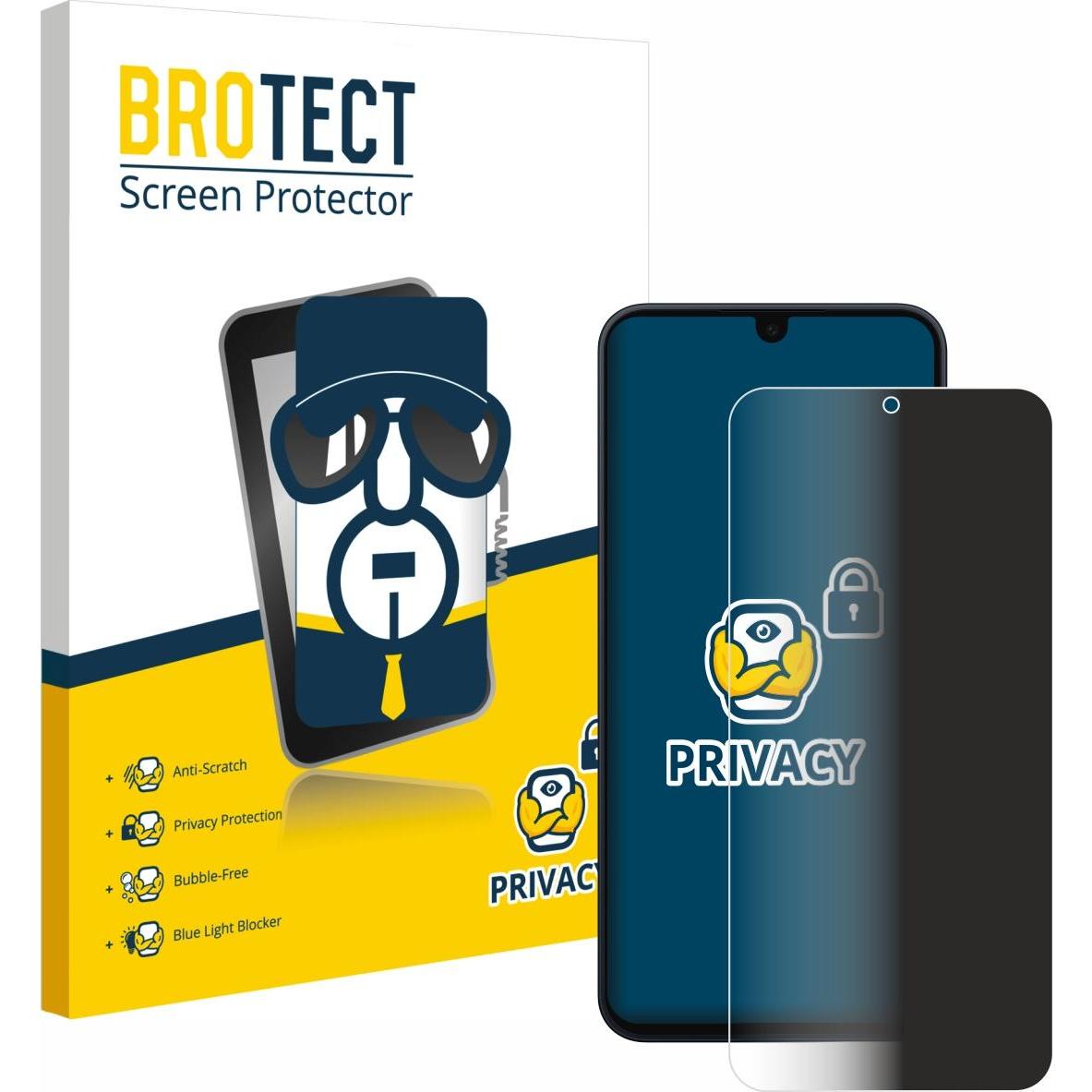 BROTECT Sichtschutzfolie Anti-Spy Privacy Folie Blaulicht-Schutz (1 Stück, Samsung Galaxy A16), Smartphone Schutzfolie, ...