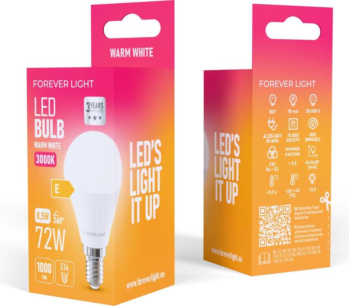 Produktbild Forever Light LED Bulb (E14, 1000 lm, 100x)