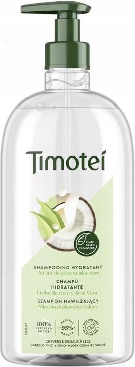Actual product image NoName Moisturizing Shampoo for Dry and Thin Hair with Coconut Milk (750 ml, Liquid shampoo)