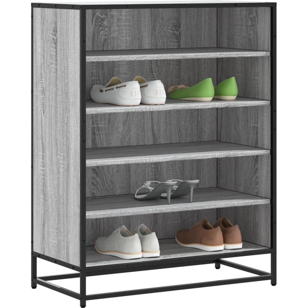 VidaXL, Schuhschrank, Schuhschrank Schuhregal Schuhablage Schuhaufbewahrung Grau Sonoma