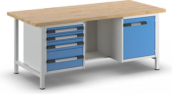 Actual product image eurokraft pro Workbench (200 cm, 90 cm)
