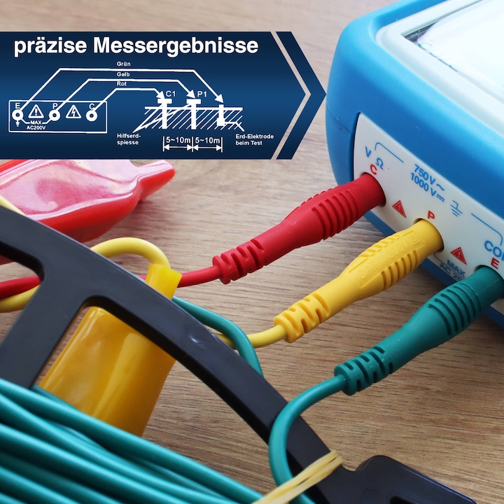 Actual product image Peaktech P 2700 Earth resistance meter (Measuring device case)