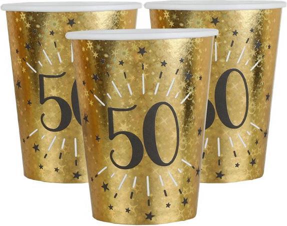 Actual product image Santex Gobelets 50 ans Or (10x)
