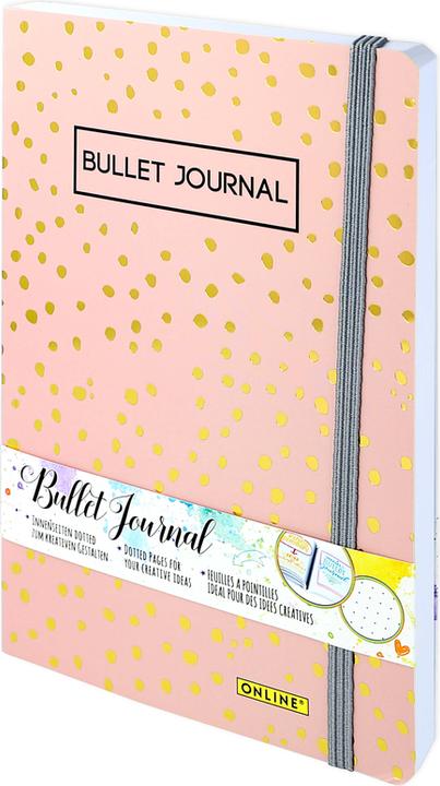 Actual product image Online Bullet Journal A5 70042 Sptlights Rose 96 sheets (A5, Dotted, Hardcover)