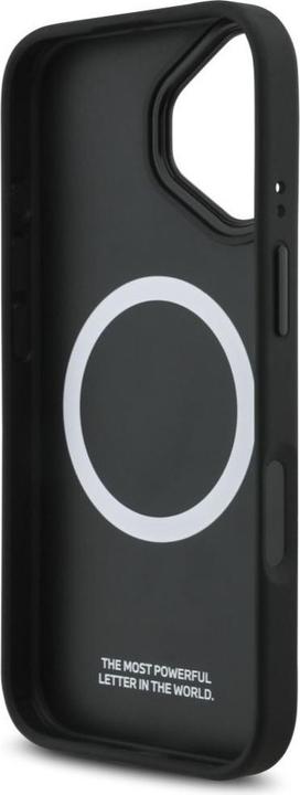 Productafbeelding BMW Etui M Tricolor Metal Logo MagSafe do iPhone 17 czarny (Apple iPhone 17)