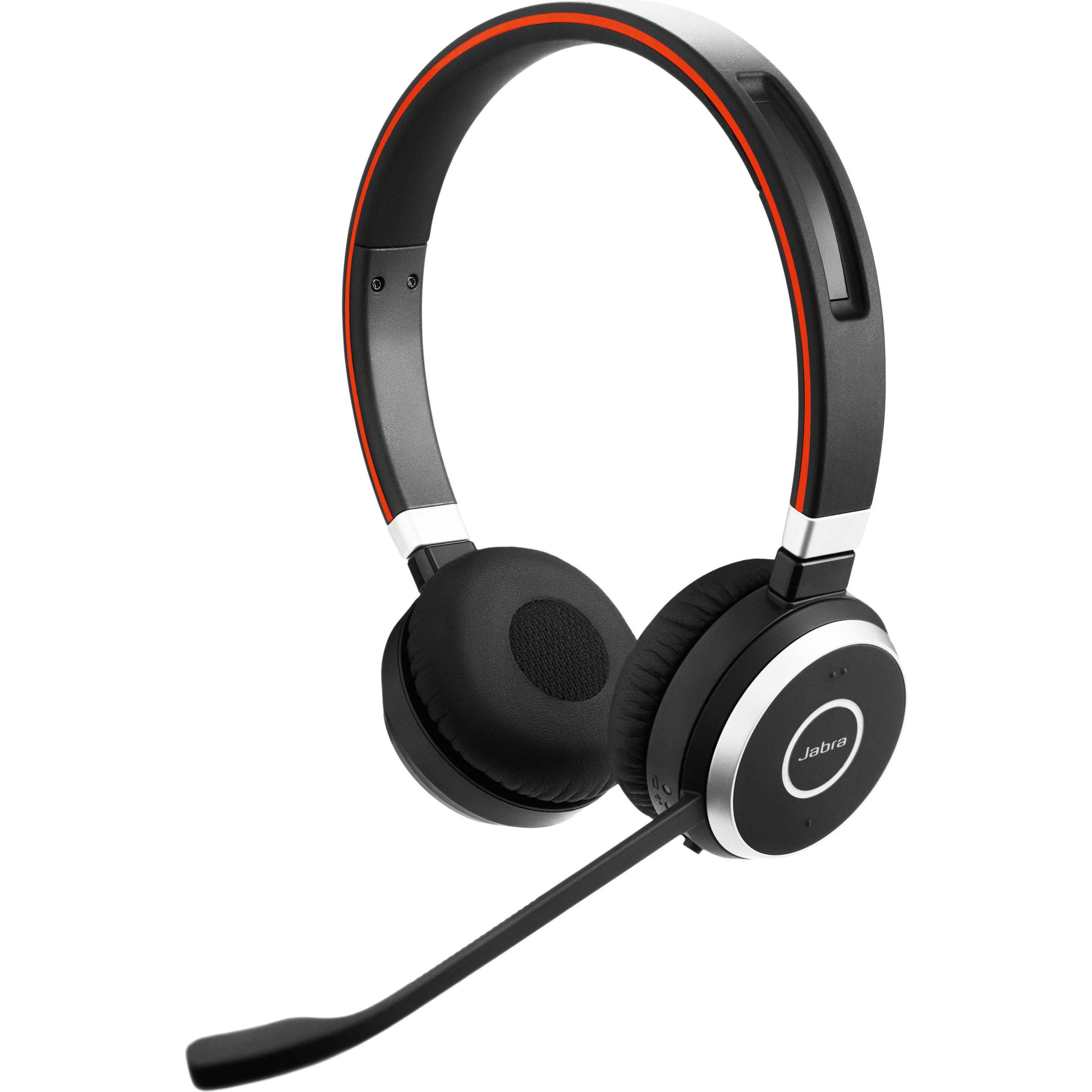 Jabra Evolve 65 (Kabellos, USB-A), Office Headset, Schwarz