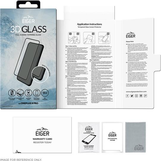 Actual product image Eiger Mountain Glass Clear Edge (1 pcs., OnePlus 9 Pro)