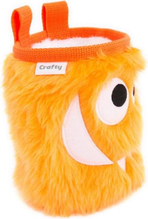 Actual product image Crafty Climbing Tangerine Foodie Monster Chalk Bag