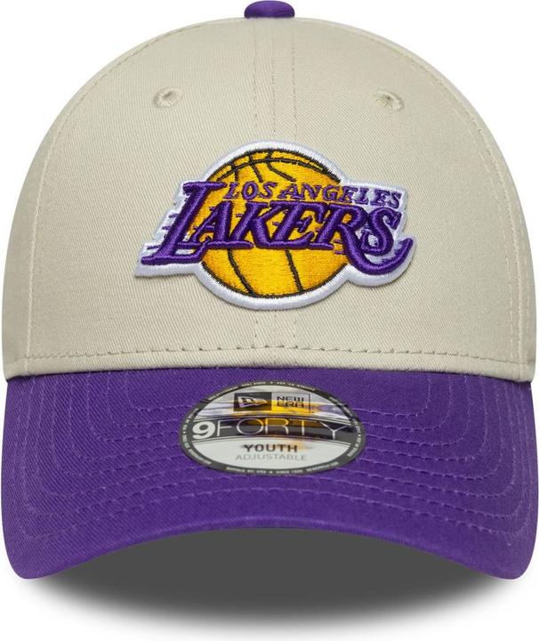 Produktbild New Era 9Forty Kinder Cap - Los Angeles Lakers beige - Child