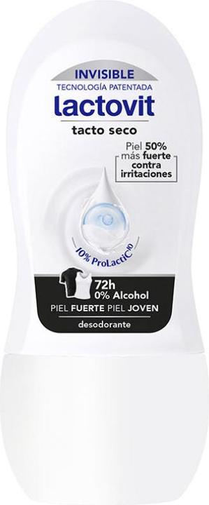 Produktbild Lactovit INVISIBLE ANTIMANCHAS deo roll-on 50 ml (Roll-on, 50 ml)