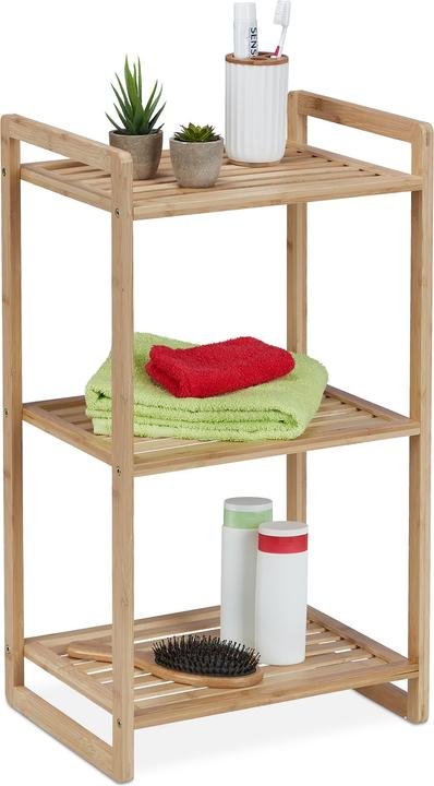 Actual product image Relaxdays Bamboo shelf (40 x 30 x 70 cm)
