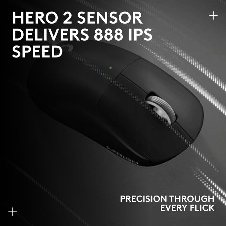 Actual product image Logitech G Pro X Superlight 2 (Cable, Wireless)
