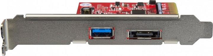 Image du produit StarTech Carte USB 3.1 PCIe - 2 ports - 1 x USB-A et 1 x eSATA - 10 Gbit / s - carte USB 3.1 - eSATA...
