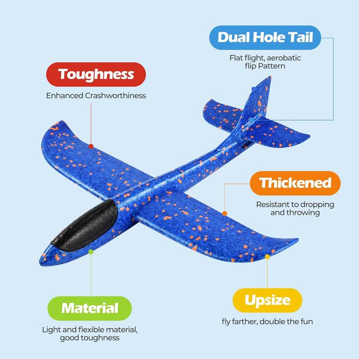 Produktbild Hoiloie 2er-Set Styroporflieger