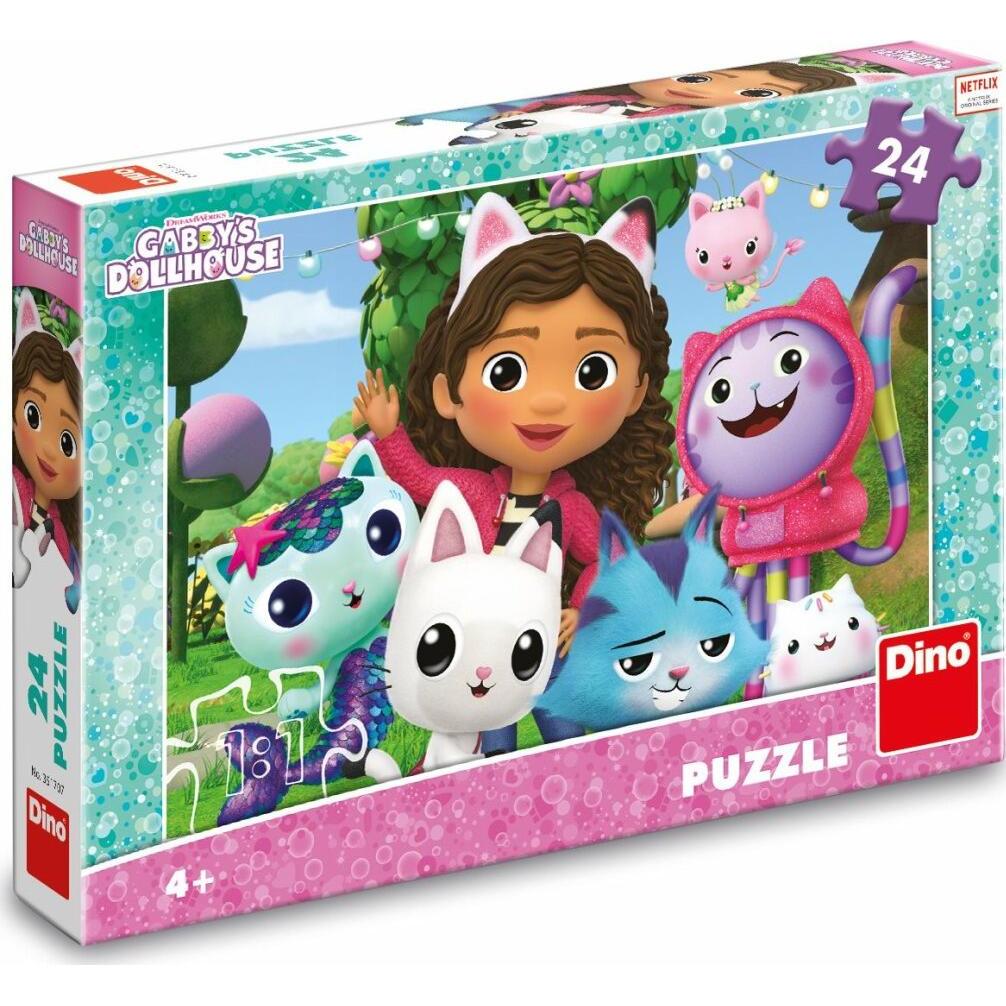 Dino Puzzle Gaby's Zauberhaus 24 Teile