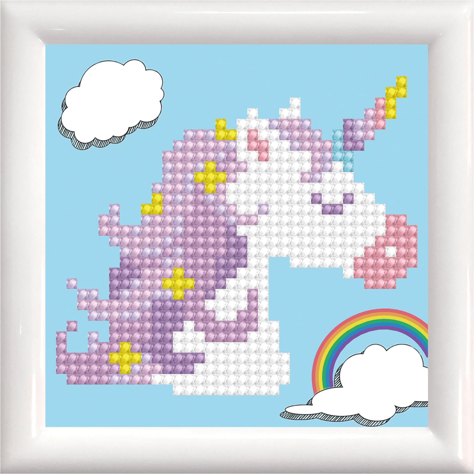 Diamond Dotz Bastelset Uni Prayer Licorne 10.2 x 10.2 cm