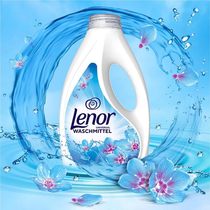 Actual product image Lenor WM Flüssig Aprilfrisch 4,5L Waschmittel 100 WL (100 Washing cycles, Liquid detergent)