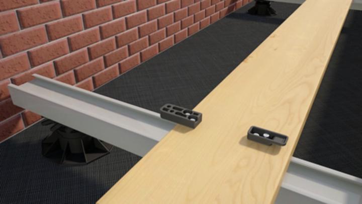 Actual product image Eurotec Terrace glider StarterClip