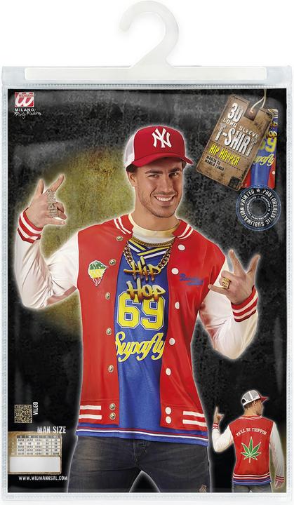 Actual product image Widmann HIP HOPPER (photo sublimation printed longsleeve), XL (XL)