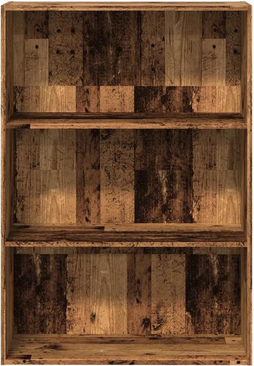 Actual product image vidaXL Bücherregal Regal Standregal Büroregal Aufbewahrungsregal Altholz-Optik (80 x 30 x 114 cm)