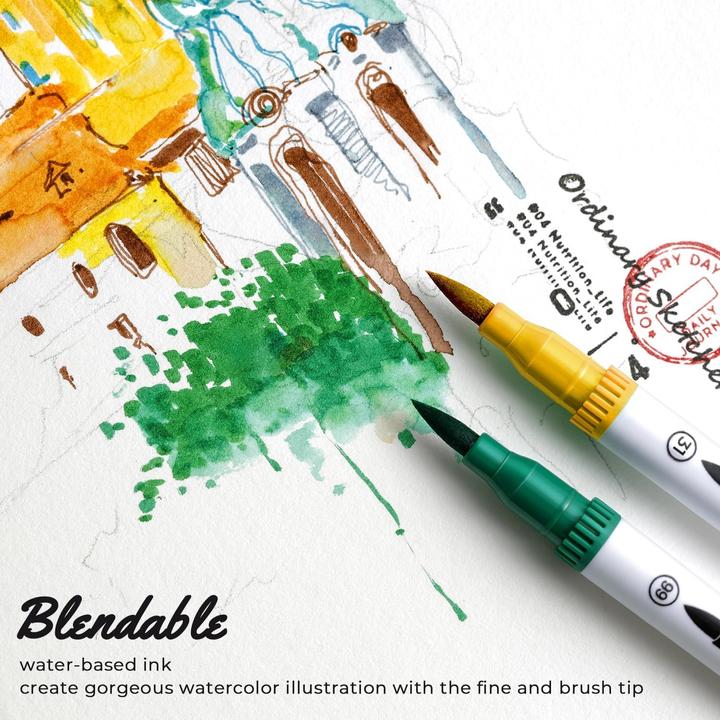 Immagine prodotto Ohuhu Maui Pinselstifte (120 Stk.) WHI (120x)