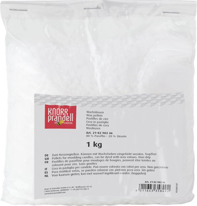 Produktbild Knorr Prandell Wachslinsen weiss VE=1kg