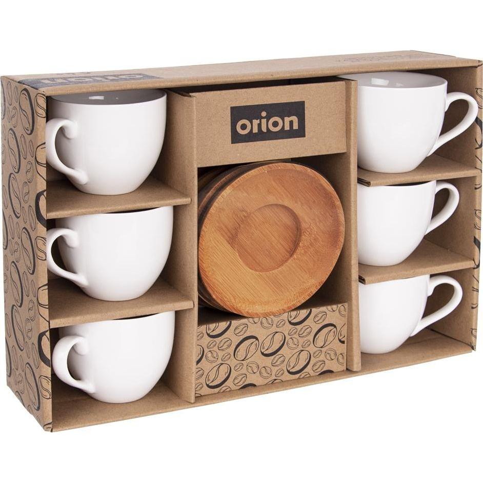Orion Filiżanka porcelanowa, filiżanki, zestaw filiżanek do kawy, espresso, 100 ml, 6 sztuk (47976140)