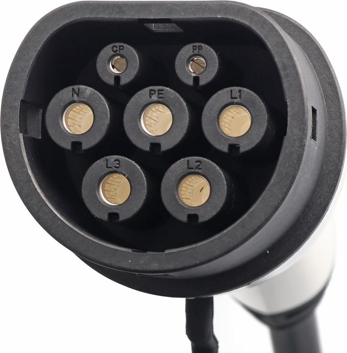 Produktbild AccuCell Ladekabel für Elektroautos Anschlussart Typ 2 auf Typ 2 EU Norm 62196 EV charging cable 2KG (Typ 2, 11 kW, 5 m)
