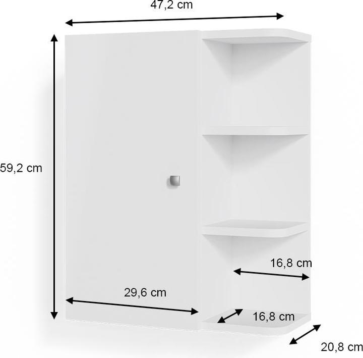 Actual product image Vicco Fynn (47.20 x 20.80 x 59.20 cm)
