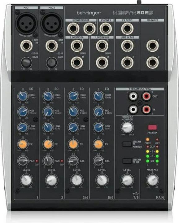 Image du produit Behringer Xenyx 802S (Studio et mixeur live)