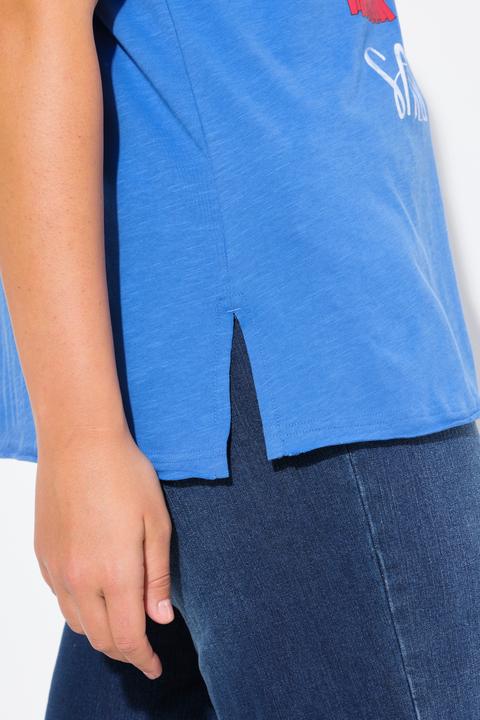 Produktbild Ulla Popken T-Shirt, Tiere, A-Linie, V-Ausschnitt, Halbarm (46, 48)