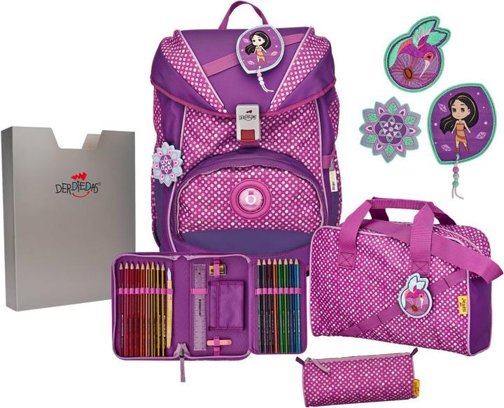 Image du produit Derdiedas Sac à dos scolaire ErgoFlex SetDots (22 l)
