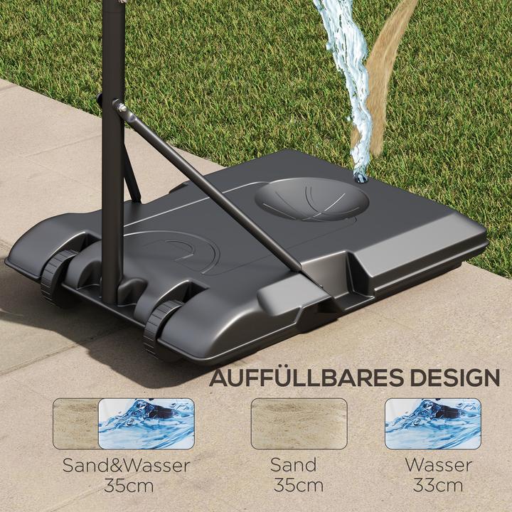 Immagine prodotto SportNow Basketballkorb Kunststoff, Stahl Schwarz+Transparent+Orange