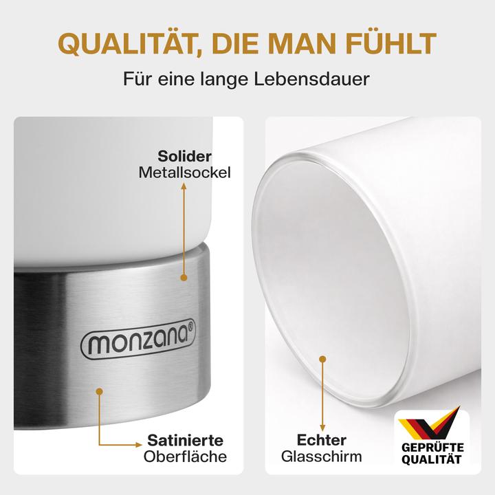 Actual product image Monzana Table Lamp with Touch Function (E14)