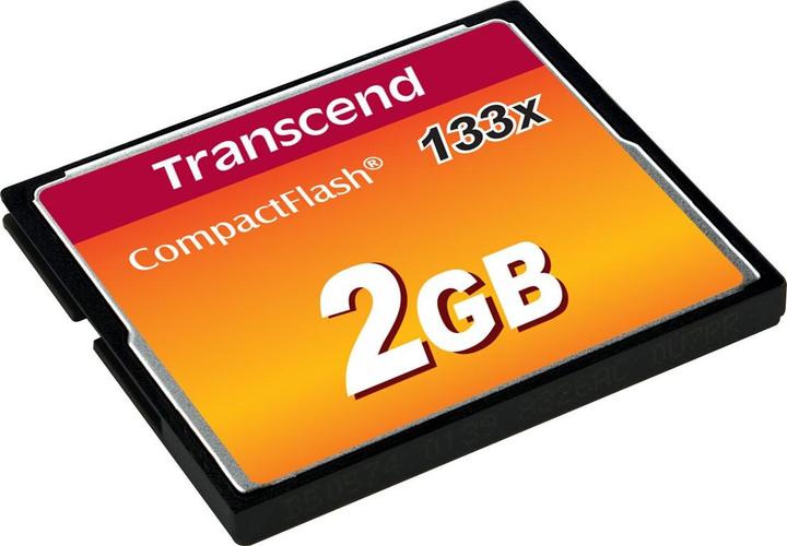 Actual product image Transcend Compact Flash Card 2GB MLC (2 GB, CF)