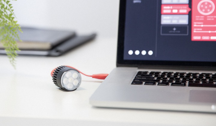 Actual product image knog. Lens PWR Lighthead 600