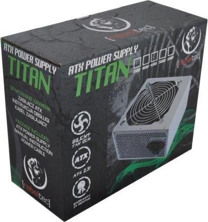 Image du produit Rebeltec Alimentation universelle pour ordinateur ATX ver. 2.31 TITAN 500 (500 W)