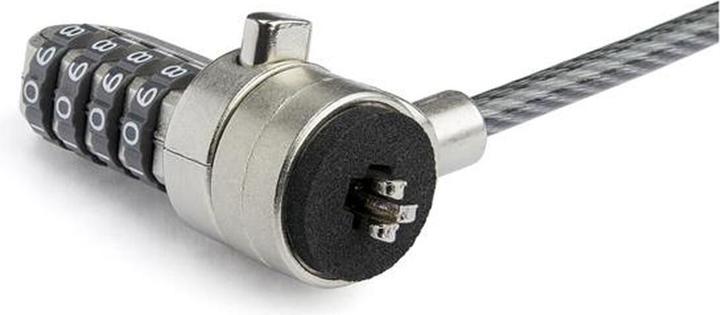 Produktbild StarTech Laptop Kabelschloss-Verlängerung (15 cm Stahlkabel, 4-stelliges Zahlenschloss, 2