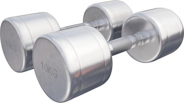 Produktbild Gorilla Sports Chrom Kurzhanteln (2 x 10 kg)