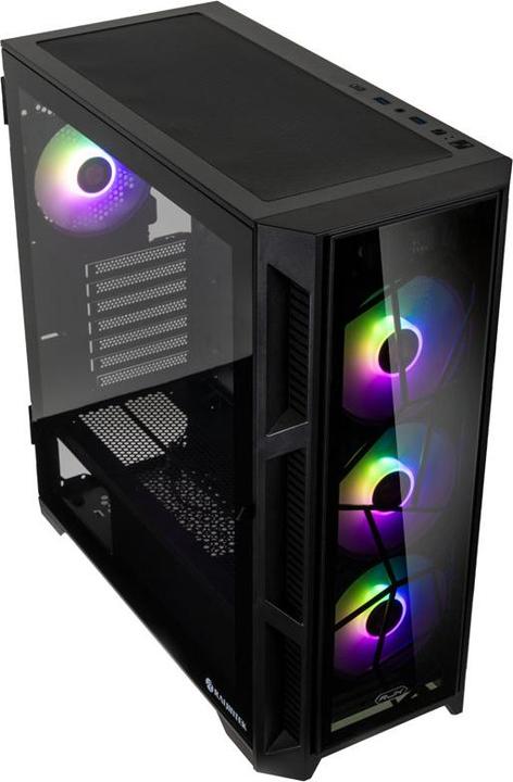 Actual product image Raijintek PONOS Ultra Midi Tower, Tempered Glass - black (Mini-ITX, ATX, mATX)