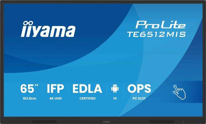 Image du produit iiyama 65" iiWare13E, Android 14, EDLA/non-EDL (3840 x 2160 pixels, 65")